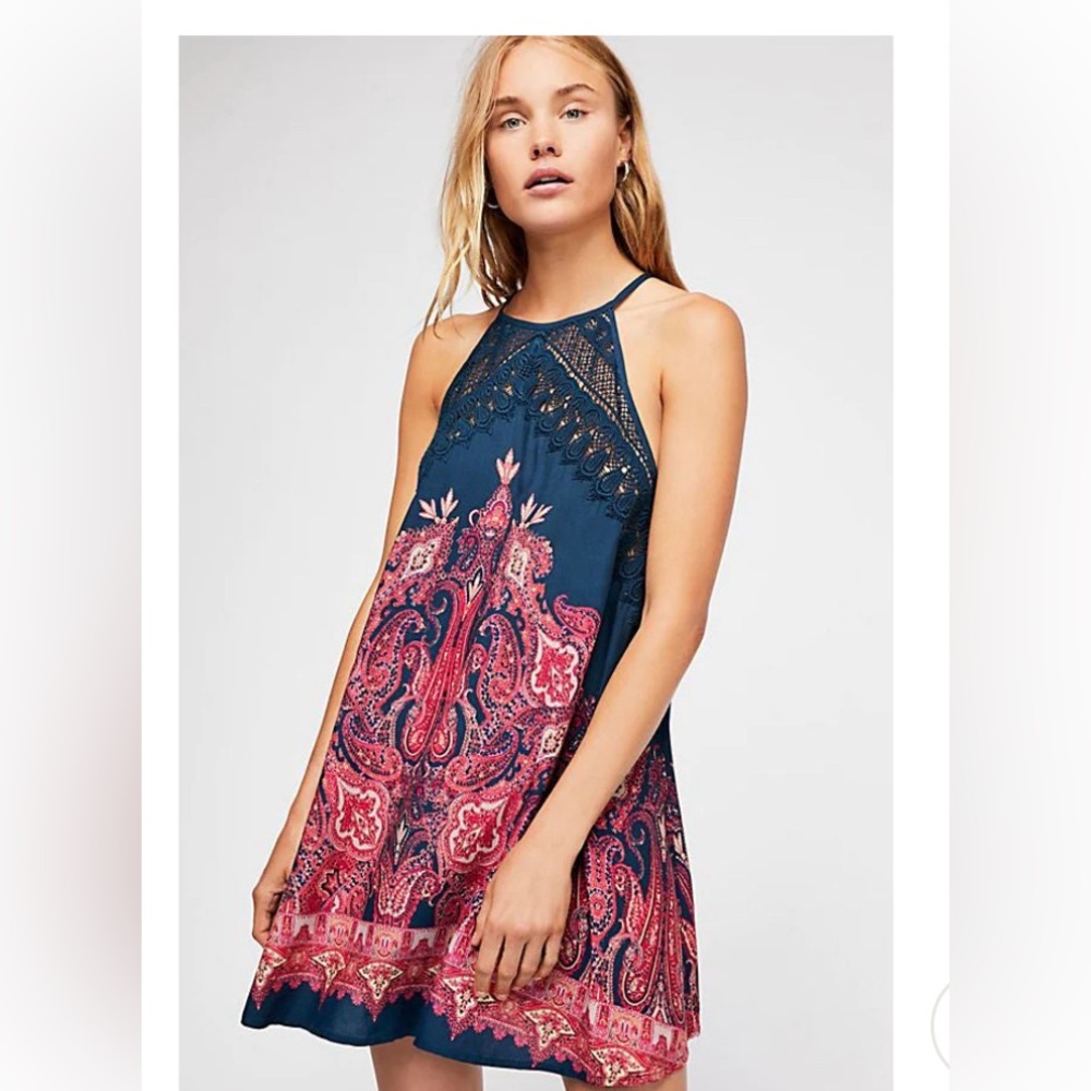 Free people intimately lace slip dress - Picture 3 of 6